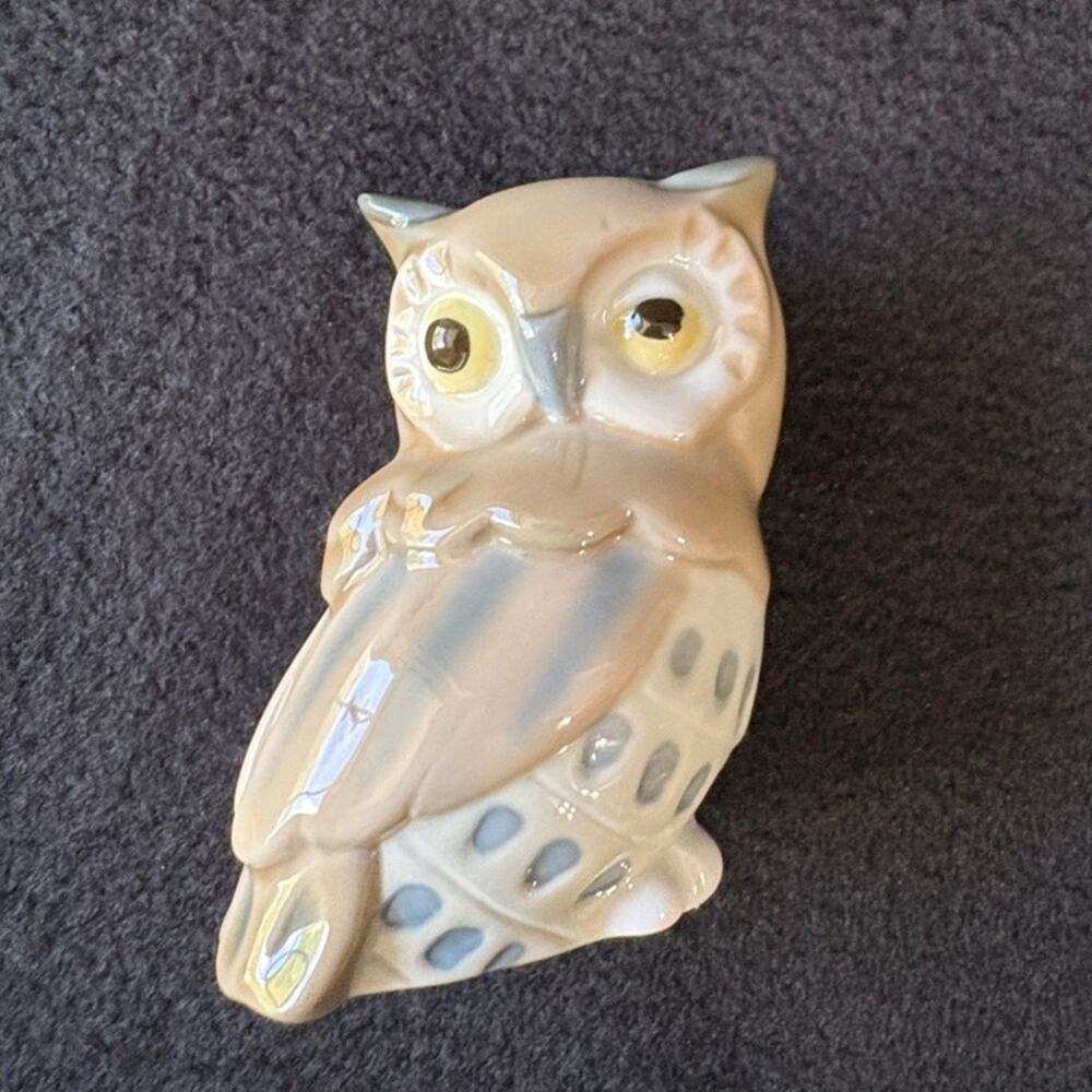 Vintage Lladro Nao Porcelain Baby Owl
